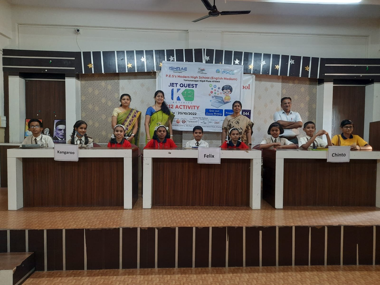 K-12 Science Fair Group Photograph
